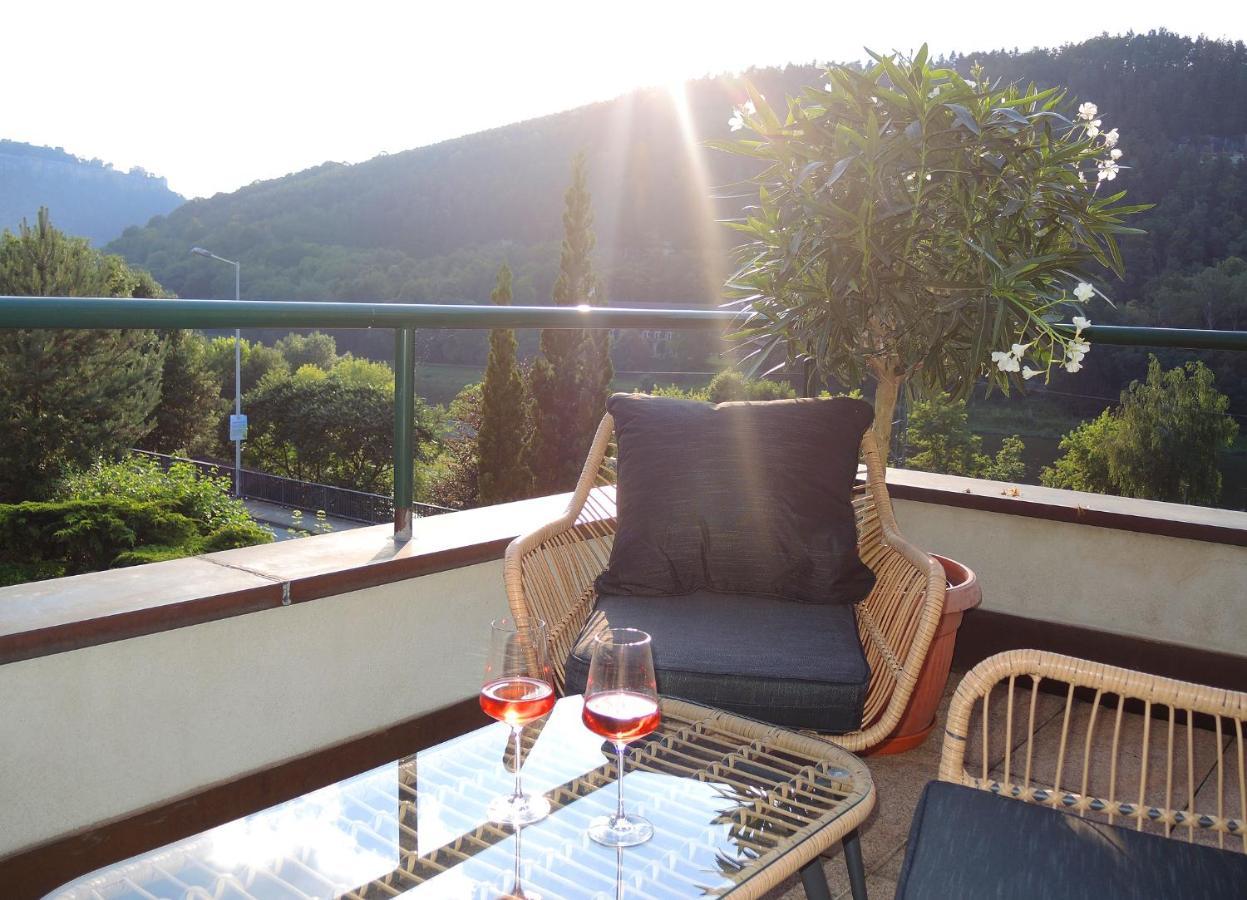 Apartmán Casa Karp "Belle Etage" Königstein an der Elbe Exteriér fotografie